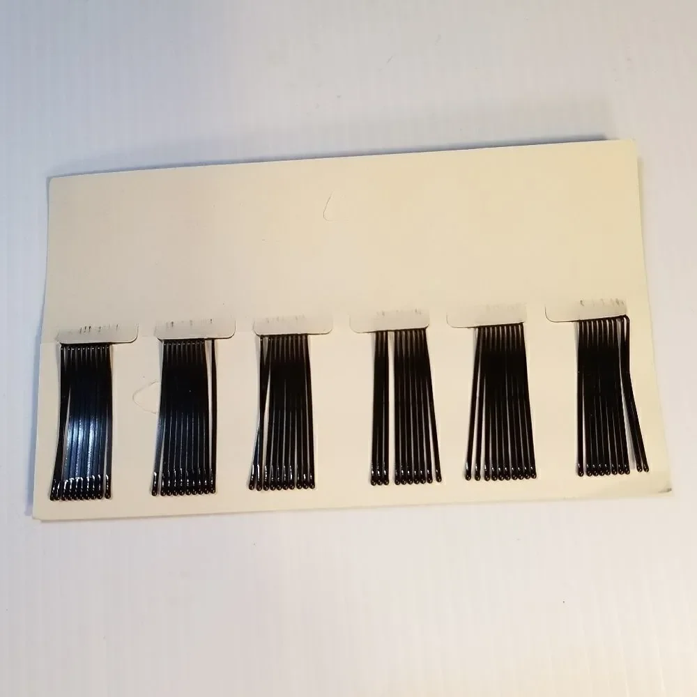 Vintage 1950s Gayla Bobby Pins 60 Black